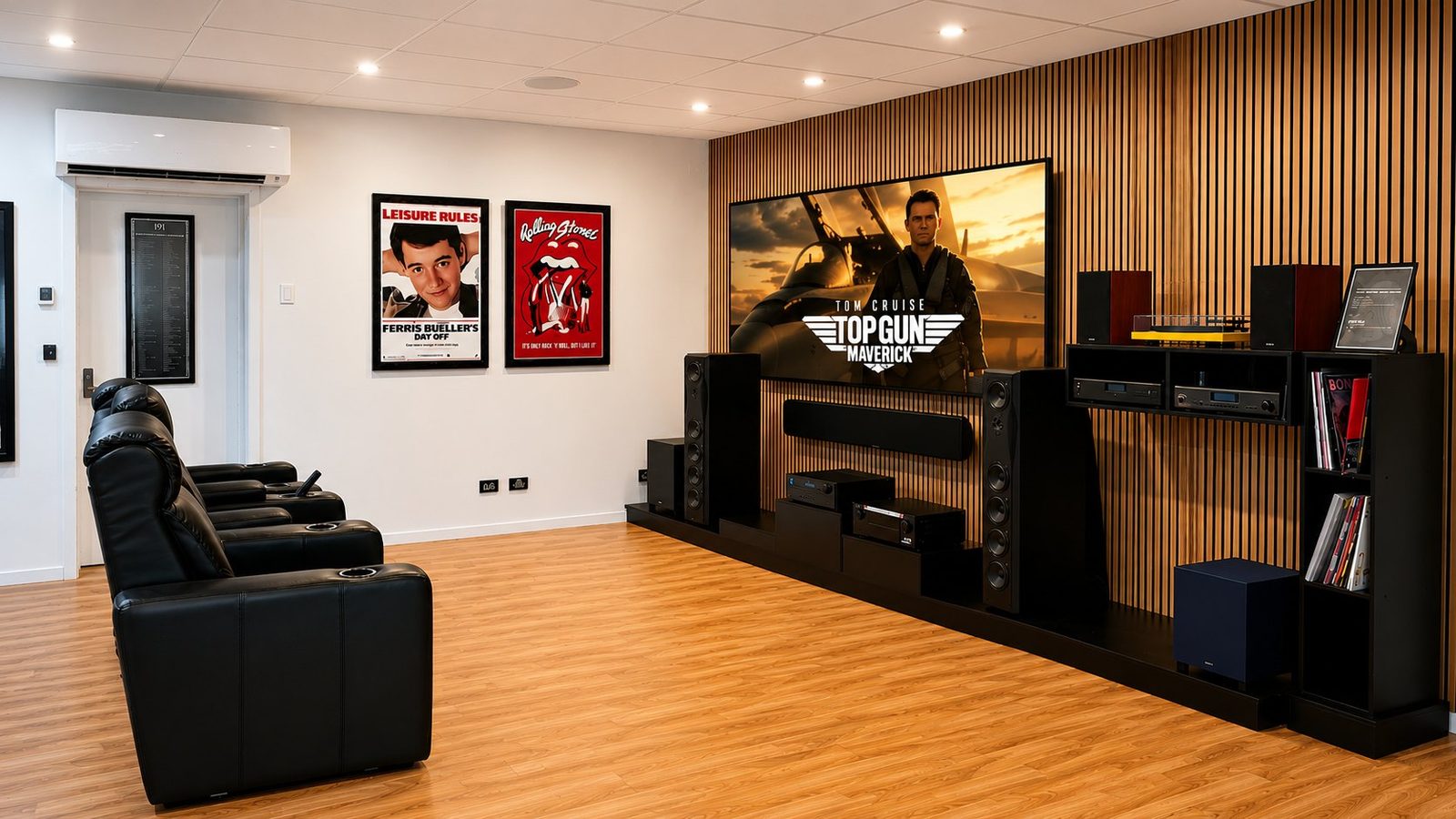 Premium home theatre showroom